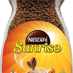 Sunrise coffee powder jar